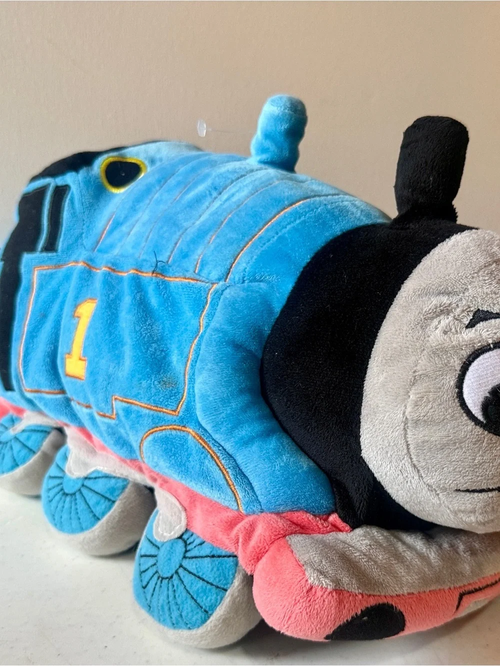 Blue Plush Train Stuffed Animal - Thomas & Friends Style
